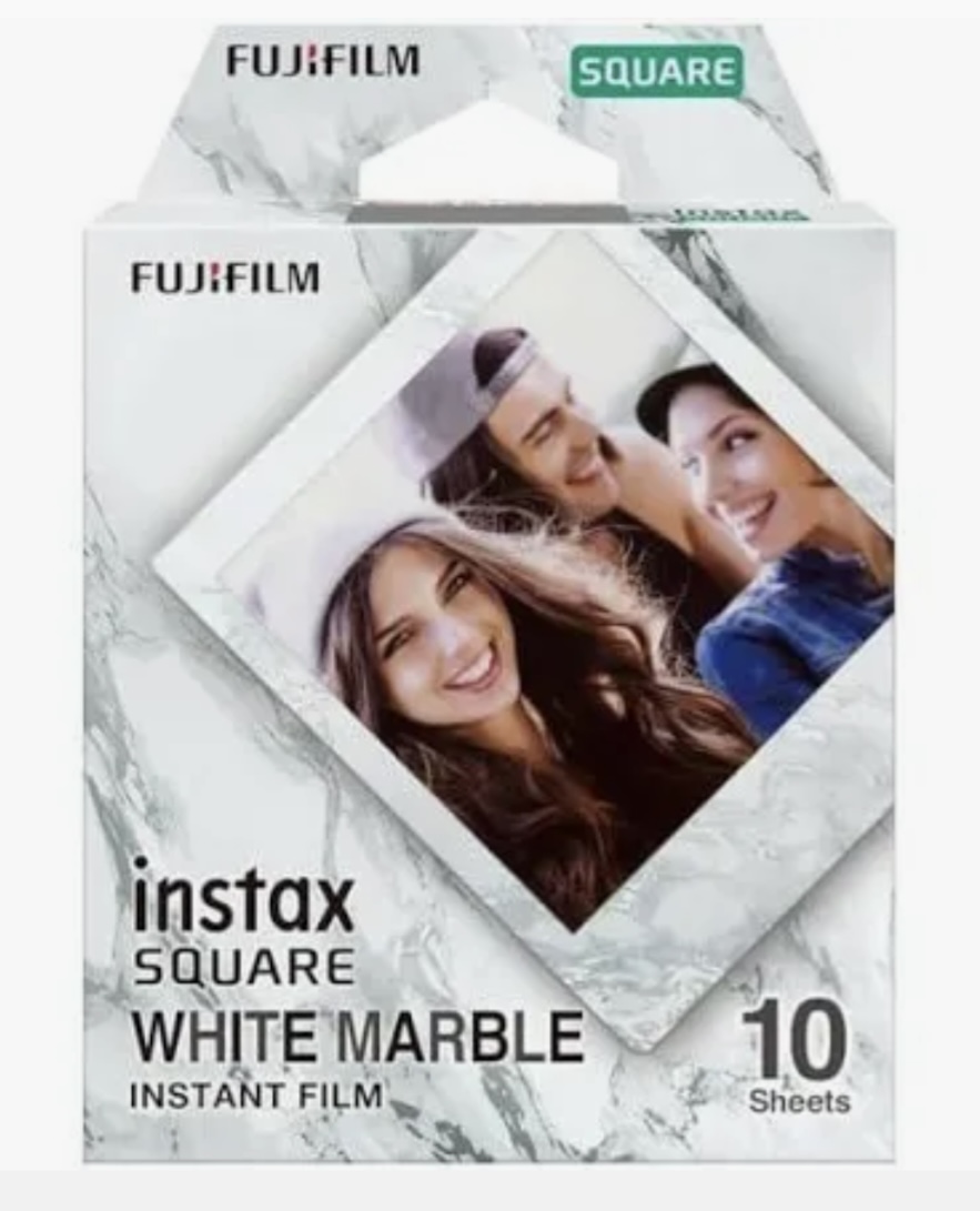 instax SQUARE WHITE MARBLE